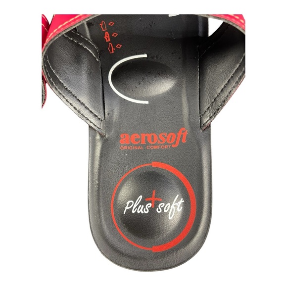 Red Aerosoles Comfort Sandals – Size 10 - Picture 5 of 6